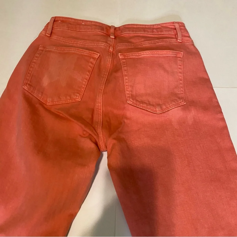 Loft Coral Straight-Leg Jeans